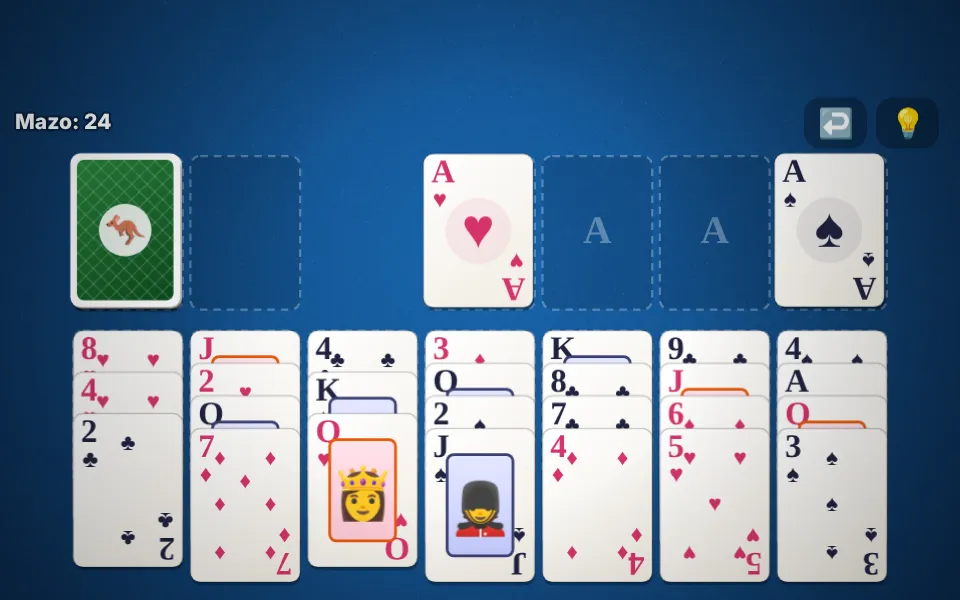 Screenshot of Australian Patience